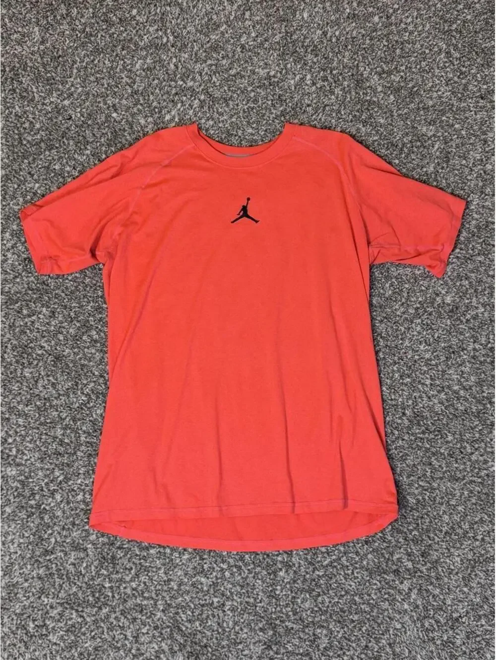 Nike Air Jordan Dri-FIT Center Jumpman Shirt - Infrared / Neon Red